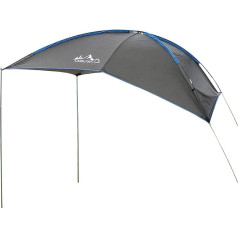 Car Awning Tent Waterproof Car Awning Sunshade Car Camping Tent Portable Car Tent Tailgate Shade Durable Tear Resistant 190 Ton Polyester UV MPV Trailer Beach Camping