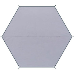 Azarxis Waterproof Tent Tarpaulin, Hexagonal Hammock Picnic Mat, Sun Protection Mat for Picnic, Hiking, Beach, Camping