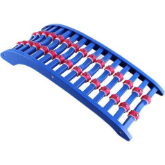 GALSOR Back Stretcher Massager Back Stretcher Lumbar Correction Pad Back Support Device Upper and Lower Back Spine Relaxation Posture (Colour: Purple)