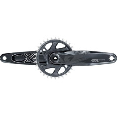 Sram Unisex - Adult Krg Gx Eagle Dub Crankset, Black, One Size