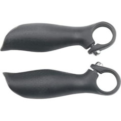 Alfa Pasca Carbon Handlebar Ends for Mountain Bike MTB Bike Ergonomic Design 22.2 mm Bicycle Handlebar Bar 3K Matt