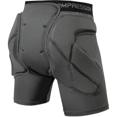 Shinestone Protective Padded Shorts Removable Pants