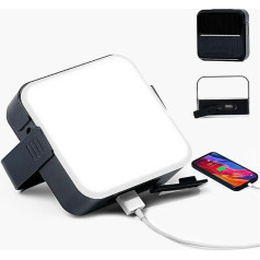 SANBEN LED Camping Laterne Wiederaufladbar 5 Lichtmodi Zeltlicht für Stromausfälle Notfall Hurricane Home Wandern Schwarz