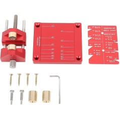 Topyond Honing Guide System, Chisel Sharpening Guide Set Flexible Woodworking Sharpener, Stainless Steel Angle Gauge, Sharpener Trainer Angle Device Set with