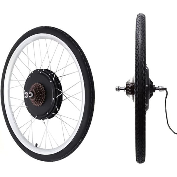 26 Inch LCD E-Bike Rear Wheel Conversion Kit 1000 W Ebike Electric Bicycle Conversion Kit 48 V