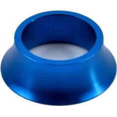 LUOKEKE Spacer Fahrrad 1 Stück Fahrrad-Headset-Spacer, 15 mm, Aluminiumlegierung, 1-1/8 Zoll, Fahrrad-Headset-Spacer, Radfahren, Gabelschaft, konischer Spacer, Fahrradzubehör Fahrrad Spacer(Blue)