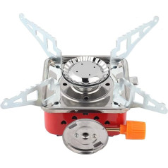 Outdoor Stove Burner, Cam Stove, Ultralight Portable Stove Mini Outdoor Folding Metal Cam Gas Stove Burner Picnic