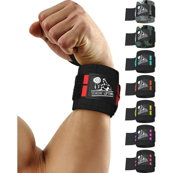 Improve Your Game – Performance Enhancing Wrist Wraps for Basketball Players – Stability for Every Shot (Red)