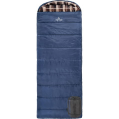 Teton Sports Unisex's 18 Degree C Flannel Lined Left Zip Teton Sports-18 Sleeping Bag, Blue