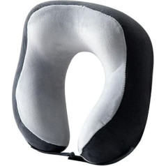 Soft Pillow, U-shaped Neck Pillow, Airplane Travel Pillow, Portable Headrest, Neck Pillow for Long Distance Flights, Suitable for Airplane Seats, Cars, Home Office, Sleeping and Rest Pillow (Black)