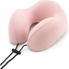 SHCHNA Nackenkissen Auto Nackenkissen Reise Reisekissen Aus Memory-Schaum, Nylongewebe, Nackenkissen Für Unterwegs, Waschbar, Flugzeugkissen Travel Essentials(F)