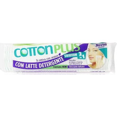 Cotton Plus-Makeup Remover with 2 In 1 Cleansing Milk Mini Format - 80 Piece