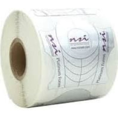 NSI Platinum Nail Forms - 100 Forms Pack