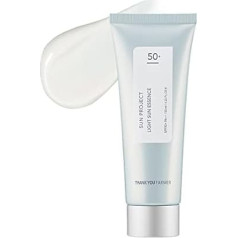 THANKYOU FARMER Sun Project Light Sun Essence 120 ml - Korean Sun Cream for Face and Body, Sun Care for Oily & Combination Skin, Sun Protection Made of Larch, Korean Sunscreen