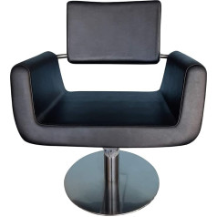 VAKON SALON - Hairdressing Chair Height Adjustable with Hydraulic and Round Stainless Steel Base Plate