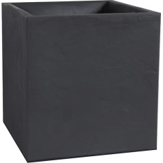 EDA PLASTIQUES 13730 BR. T SX1 Volcania Square Plastic Tray 40 x 40 x 40 cm