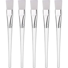 Xuxinsheng Maskenbürste, Maskenapplikator, weiche Gesichtsapplikationsbürste mit transparentem Kunststoffgriff, Make-up-Bürste