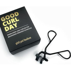 GirlGotLashes Good Curl Day Eyelash Curler Rimless Eyelash Curler For Precise Eyelash Curl Without Pinching Skin Includes 2 Replacement Pads