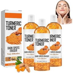 West Month Turmeric Toner, Turmeric Toner Dark Spot Remover, Turmeric Toner Dark Spot Eraser, Turmeric Toner for Dark Spots for Face, Even Skin Tone, Dark Spot Corrector (3 Pieces)