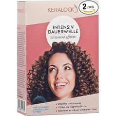 KERALOCK De Luxe Intensive Perm Conditioner for Curly Hair 300 ml Pack of 2 (2 x 150 ml)