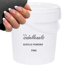 Isabellenails Acrylic Powder for Nails - Professional Acrylic Powder for Nail Acrylic Extension, Nail Modelling (Pink, 1 Litre)