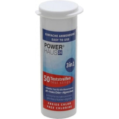 Powerhaus24 Test Strips, Chlorine pH algae protection, 1