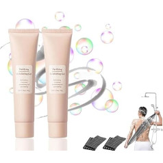 Purifying Exfoliating Gel, Face and Body Exfoliating Scrub Gel, Facial Exfoliator Cleanser, Deep Cleansing Moisturising Facial Exfoliator for All Skin Types (2 Pieces)