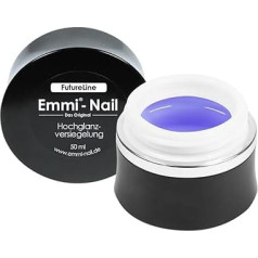 Emmi Nail Futureline Sealing Gel for Gel Nails High Gloss I Top Coat Gel UV I Low Viscosity I Self-Levelling and with Integrated Sunblocker I 50 ml