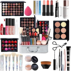 Chseeo make-up gift set, cosmetics set, make-up palettes, make-up case, make-up for face, eyes and lips