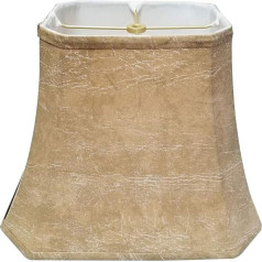 Royal Designs Rectangle Cut Corner Lamp Shade, Mouton, (7 x 9) x (10.25 x 16) x 12.25