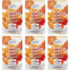 Dresden Essenz Bath Foam Don't Worry, Be Happy 6 x 80 g Vegan Bath Additive Pack of 6