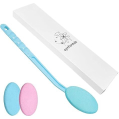 Iebeauty® Back Rubs & Massager Bath Brush Easy Lotion Applicator, Extra Long Handle, Great for Body Care
