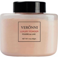 5 x Loose Face Powder, Semi-Matte Finish, Smooth Skin, Light Make-Up, Oil Control, 03