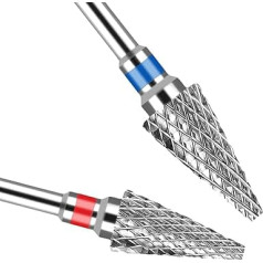 YUXIANLB Nail Drill Bits for Acrylic Nails, Professional 3/32 Inch Shank Size, Drill Bits for Nails, Electric Nail Drill Bits for Manicure, Pedicure, Tools for Home, Salon, Fine and Medium