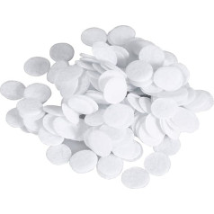 100 Pieces Filter Cotton, 7 Sizes Cotton Filter Round Filter Pads for Blackhead Removal Beauty Machine Diamond dermabrasion Machine (15 mm)