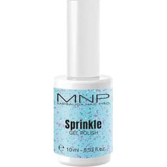 Mesauda MNP Sprinkle Gel Polish 106 Shugah 10 ml - Semi-Permanent Nail Polish with Polka Dot Effect