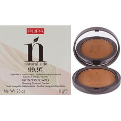 PUPA Milano Natural Side Bronzing Powder - 002 Natural Bronze for Women, 7.8g Powder