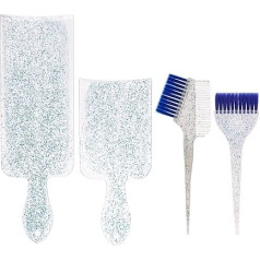 Haarfärbe-Set, Haar-Highlighting-Werkzeug, Balayage-Brett, Haarfärbepinsel zum Färben, Tönen, Bleichen
