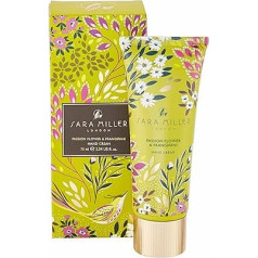 Sara Miller Haveli Garden Passion Flower & Frangipani Hand Cream Enriched with Essential Oils, Cruelty Free and Vegan, 75ml