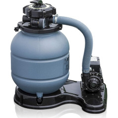 Gre FS320NP - Sand Filter for Pools without Pre-Filter, 4 m³/h, Power 180 W, for Recessed Freestanding or Above Ground Pools