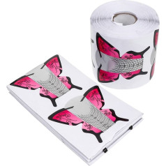 HONMEET 2 Rollen Halter Für Nagelpapier Formen Der Nagelverlängerung Nagelformen Gel Für Nägel Salonversorgung Diy Nagelzubehör Nagelkunstaufkleber Nägel Liefert Ausgehärtet Selbstklebend