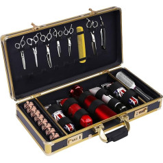 Friseurkoffer Koffer Tragbarer Barber Case, Friseursalon Tragetasche Barber Friseur Werkzeug Koffer Friseursalon Stylist Koffer mit Sicheres Passwortschloss Barber Stylist Werkzeug Organizer Box