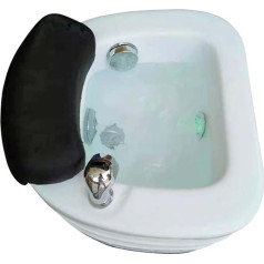 CYMYYDS Portable Foot Tub for Soaking Feet, Acrylic Foot Bath, Deep Foot Bath with Massage, Automatic Draining and Adjustment of Hot and Cold Water, Foot Bath Spa Foot Bath Pool