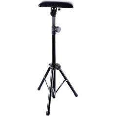 Tattoo Armrest, new star tattoo Foldable Sponge Pad Arm Leg Rest Stand Tripod with Adjustable Height for Tattoo Supplies PVC Leather Stands Chair Stand Tattoo Armrest Armrest for Tattoo Armrest