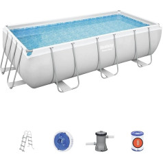 Bestway POOL OUTS POOL 404 x 201 x 100 cm Rectangular Power Steel™ Pool Pipe Pool