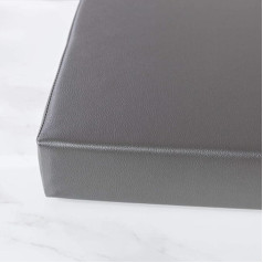 MOTT Weatherproof Outdoor Bench Cushion Made of PU Leather, 5 cm Thick Foam Seat Cushion, Waterproof Bench Cushion, Garden Bench, Outdoor Bench Seat Cushion for Garden, Patio, Furniture, Swing