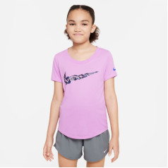 T-krekls Dri-Fit meitenēm DZ3583 532 / violeta / S (128-137cm)