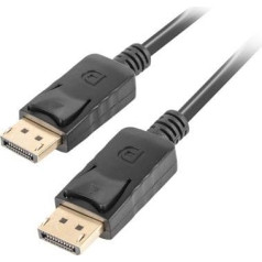 Displayport m/m 4k kabelis 1m melns