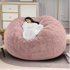 Lcyfbe Bean Bag Chair Cover (Cover Only Cover, No Filler), Soft Fluffy PV Velvet, Washable, Lazy Sofa Duvet Cover, Living Room, Bedroom, Outdoor Furniture (180 x 90 cm)