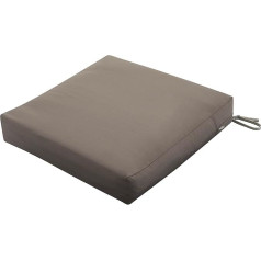 Classic Accessories Ravenna Water Resistant Patio Seat Cushion Cover and Foam Square 25